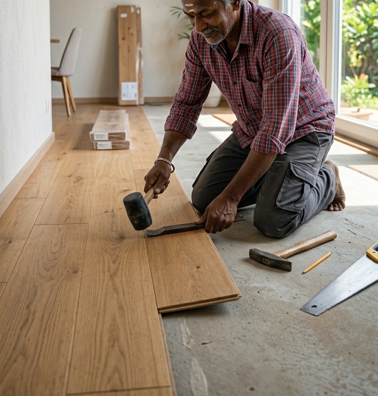 Flooring service by Confist Infratech in Bangalore