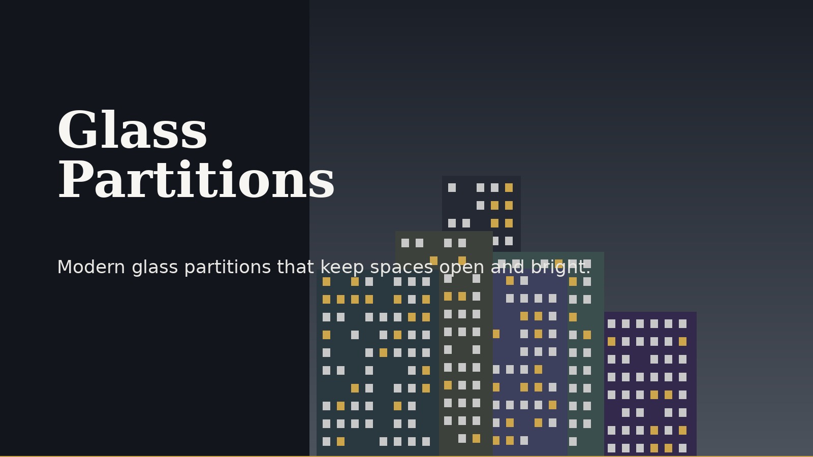 Glass Partitions service by Confist Infratech in Bangalore