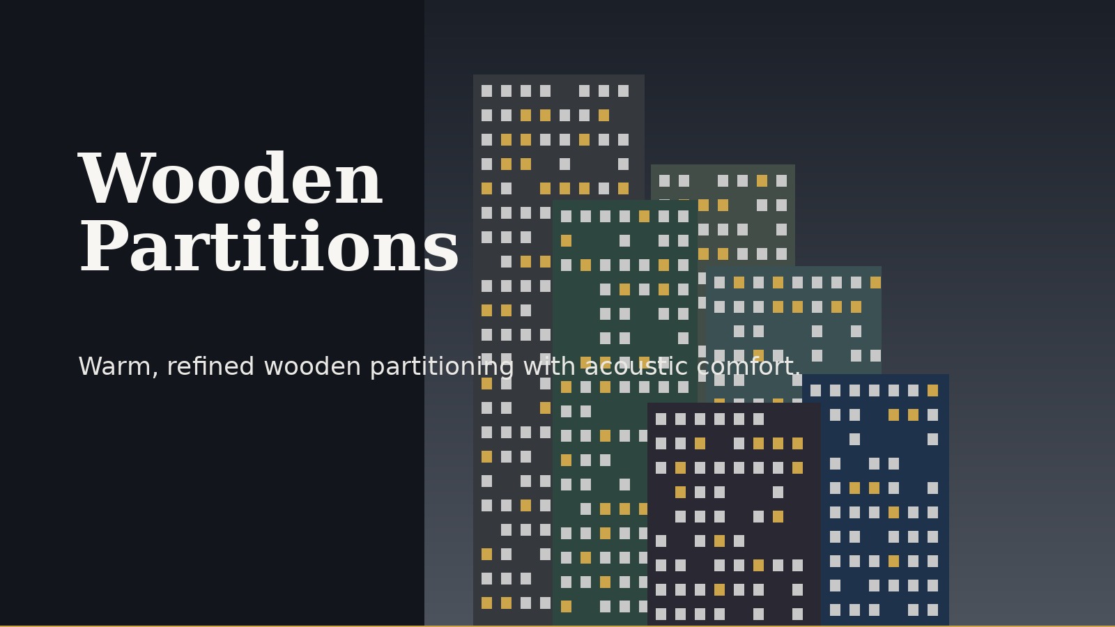 Wooden Partitions service by Confist Infratech in Bangalore